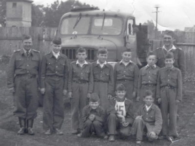 Hasiči Kyselka - historické foto